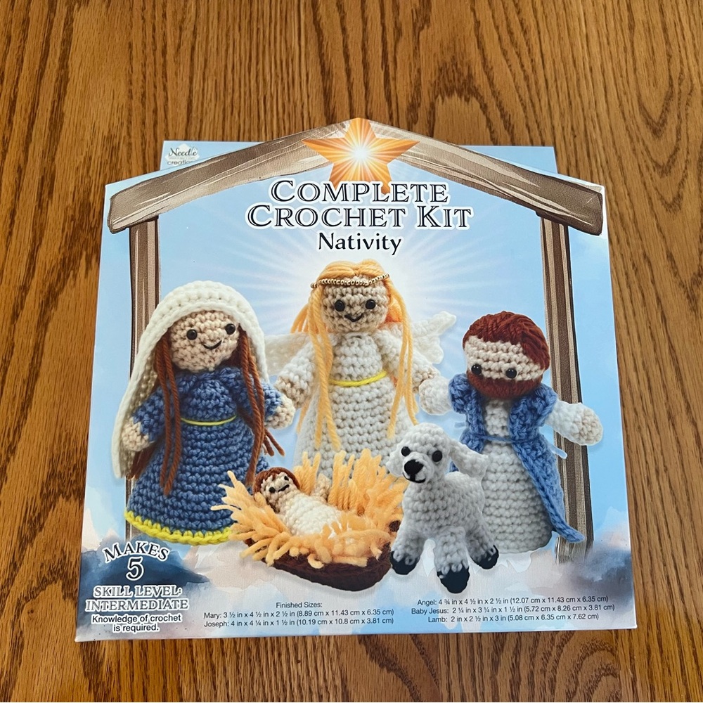 Needle Creations Nativity Complete Crochet Kit